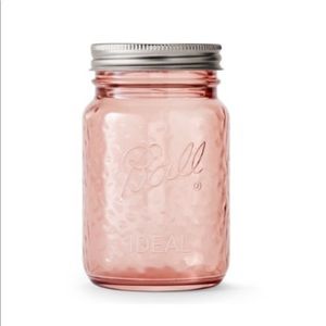 1 x Ball Mason Jar ‘Ideal’ edition Rose • Pint 16oz Single Jar - Standard Mouth